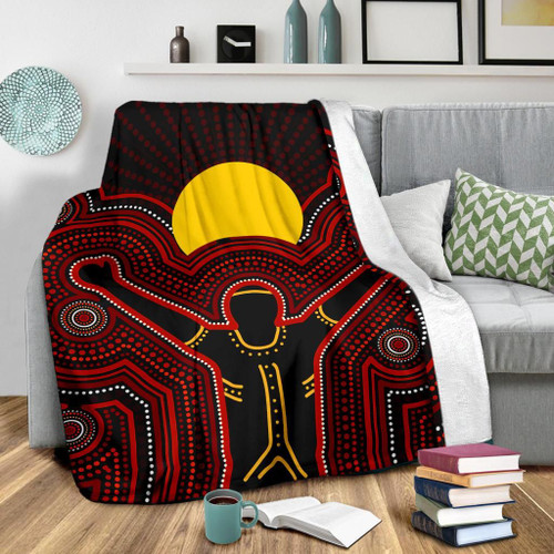 Australia Aboriginal  Blanket - The Sun Always Shines Australia Aboriginal  Blanket - The Sun Always Shines