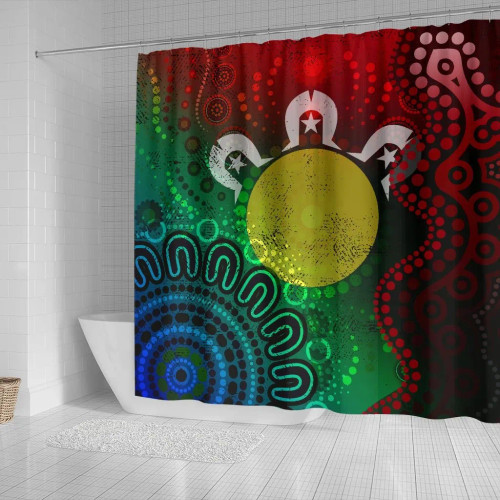 Australia Naidoc Week Shower Curtain - Inspiration Of Indigenous Art