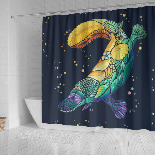 Australia Shower Curtain - Platypus Shower Curtain Animal Art Australia Shower Curtain - Platypus Shower Curtain Animal Art