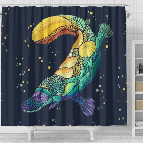 Australia Shower Curtain - Platypus Shower Curtain Animal Art Australia Shower Curtain - Platypus Shower Curtain Animal Art