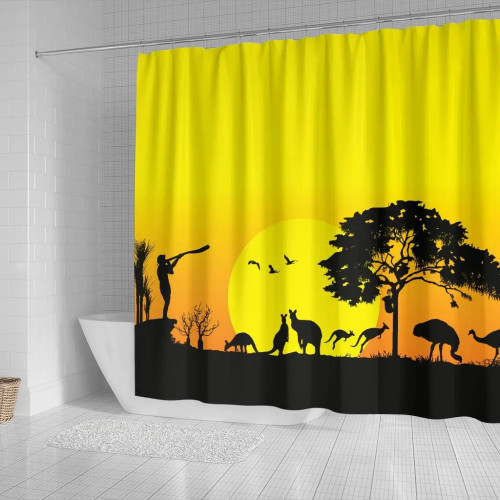 Australia Shower Curtain - Sunset Australia View