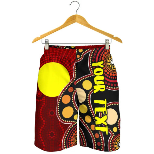 [Custom] Australia Men Shorts Australia Aboriginal Lives Matter Flag Ver02
