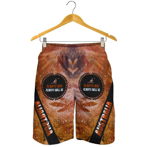 Australia Men Shorts - Handprint with Kangaroo Logo