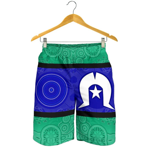 Australia Men Shorts - Torres Strait Islands Aboriginal Patterns