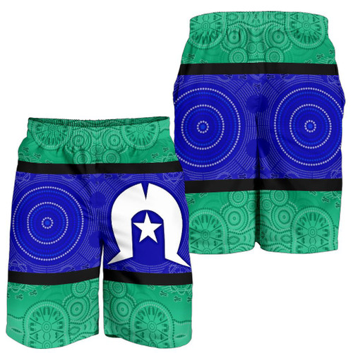 Australia Men Shorts - Torres Strait Islands Aboriginal Patterns Australia Men Shorts - Torres Strait Islands Aboriginal Patterns