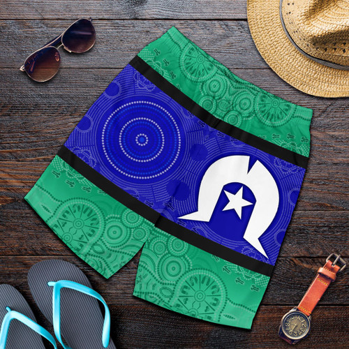 Australia Men Shorts - Torres Strait Islands Aboriginal Patterns Australia Men Shorts - Torres Strait Islands Aboriginal Patterns