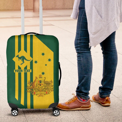 [Custom] Australia Luggage Cover - Australia Kangaroo Sign National Color