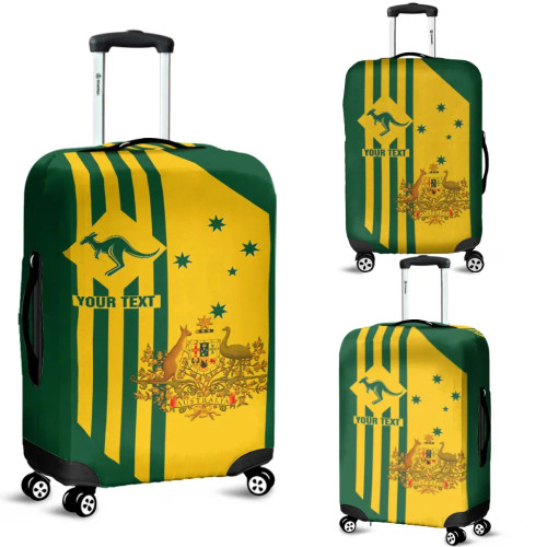 [Custom] Australia Luggage Cover - Australia Kangaroo Sign National Color