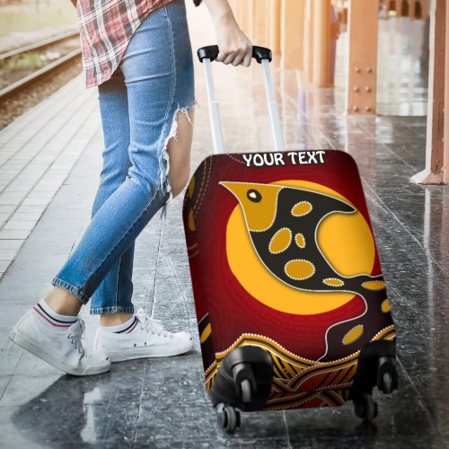 [Custom] Australia Luggage Cover - Aboriginal Dot Patterns Fish
