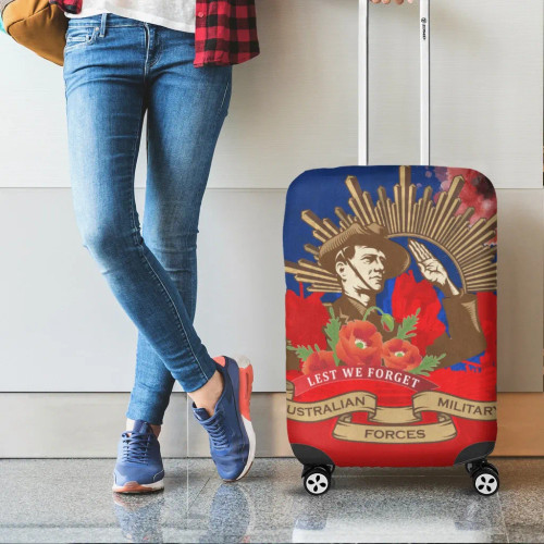 Australia Luggage Cover - Anzac Australia Remember Them Australia Luggage Cover - Anzac Australia Remember Them
