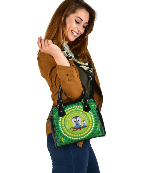Australia Shoulder Handbag - Indigenous Owl Australia Shoulder Handbag - Indigenous Owl
