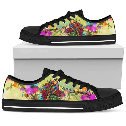 Australia Low Top Canvas Shoes - Australia Kookaburra With Waratah