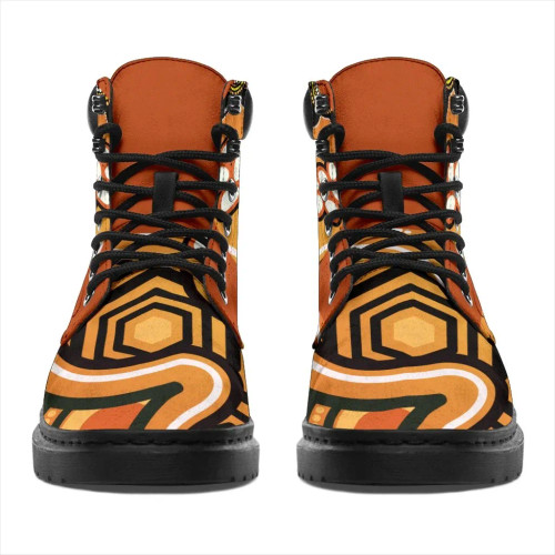 Australia Aboriginal All Season Boots - Indigenous Art Patterns Ver04