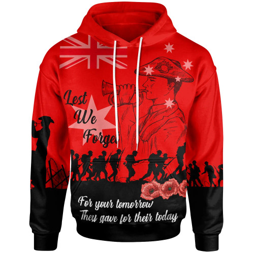 Australia Hoodie - Anzac Hoodie Lest We Forget Australia Hoodie - Anzac Hoodie Lest We Forget