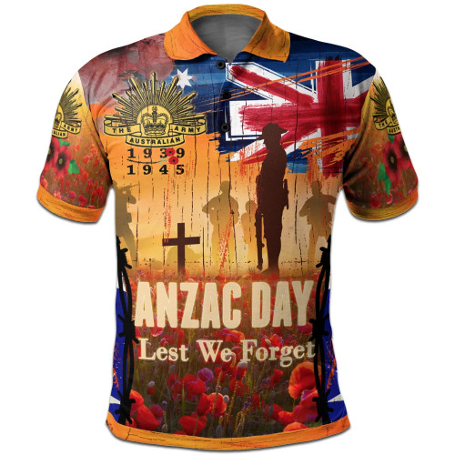 Australia Australia Anzac Day 2021 Polo Shirt - Anzac Day Commemoration 1939 - 1945