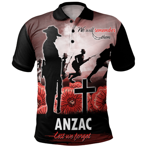 Australia Anzac Day Polo Shirt - We Will Remember Them Special Version