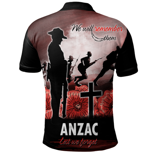 Australia Anzac Day Polo Shirt - We Will Remember Them Special Version