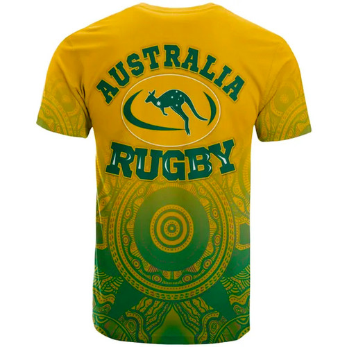 Wallabies Rugby T-shirt - Kangaroo and Coat Of Arms T-shirt Wallabies Rugby T-shirt - Kangaroo and Coat Of Arms T-shirt