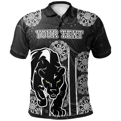Penrith Panthers Polo Shirts - Custom Indigenous Penrith Panthers Polo Shirt Penrith Panthers Polo Shirts - Custom Indigenous Penrith Panthers Polo Shirt