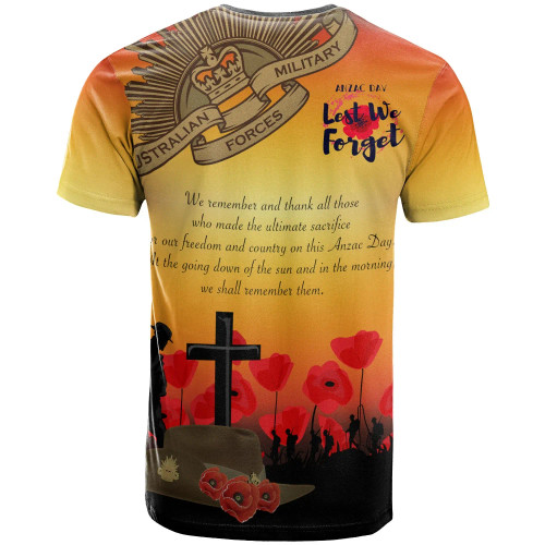 Australia Anzac Day T-Shirt Lest We Forget