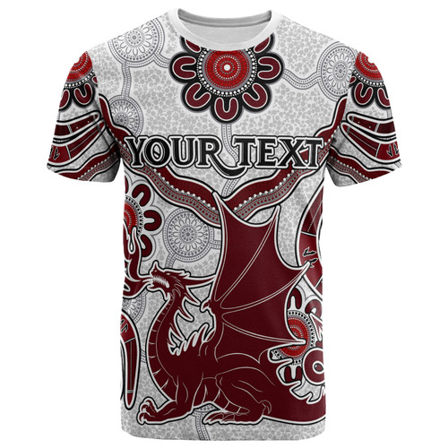 St.George T-shirt - Custom Aboriginal Inspired Australia Illawarra and St George T-shirt