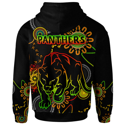 Penrith Panthers Hoodie - Custom Indigenous Panther Hoodie Penrith Panthers Hoodie - Custom Indigenous Panther Hoodie