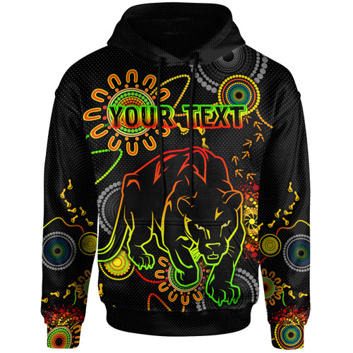 Penrith Panthers Hoodie - Custom Indigenous Panther Hoodie Penrith Panthers Hoodie - Custom Indigenous Panther Hoodie