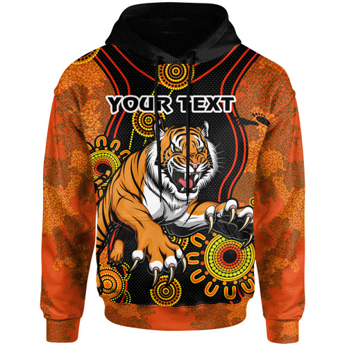 Wests Tigers Hoodie - Custom Indigenous Australia Tigers Hoodie