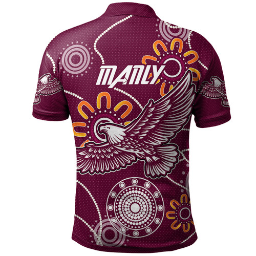 Australia Manly Polo Shirt - Custom Eagle Polo Shirt Australia Manly Polo Shirt - Custom Eagle Polo Shirt