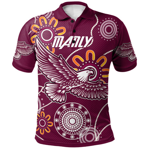 Australia Manly Polo Shirt - Custom Eagle Polo Shirt