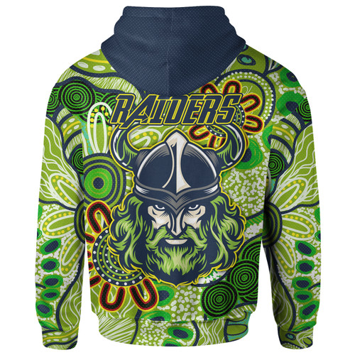 Canberra Raiders Hoodie - Custom Aboriginal Inspired Canberra Raiders Hoodie Canberra Raiders Hoodie - Custom Aboriginal Inspired Canberra Raiders Hoodie
