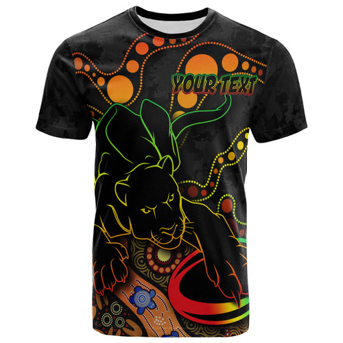 Penrith Panthers T-shirt - Custom Penrith Panthers Aboriginal Rugby T-shirt 2 Penrith Panthers T-shirt - Custom Penrith Panthers Aboriginal Rugby T-shirt 2