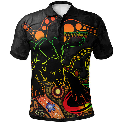 Penrith Panthers Polo Shirt - Custom Penrith Panthers Aboriginal Rugby Polo Shirt 1 Penrith Panthers Polo Shirt - Custom Penrith Panthers Aboriginal Rugby Polo Shirt 1