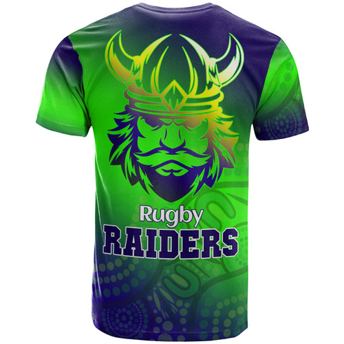 Australia Raiders T-shirt - Custom Australia Raiders Gradient Style T-shirt Australia Raiders T-shirt - Custom Australia Raiders Gradient Style T-shirt