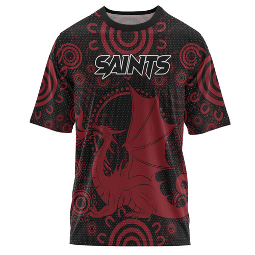 Australia Illawarra and St George T-shirt - Custom Indigenous Inspired Saints T-shirt