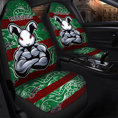 Australia Rabbitohs Car Seat Covers - Custom Indigenous Super Australia Rabbitohs Car Seat Covers Australia Rabbitohs Car Seat Covers - Custom Indigenous Super Australia Rabbitohs Car Seat Covers