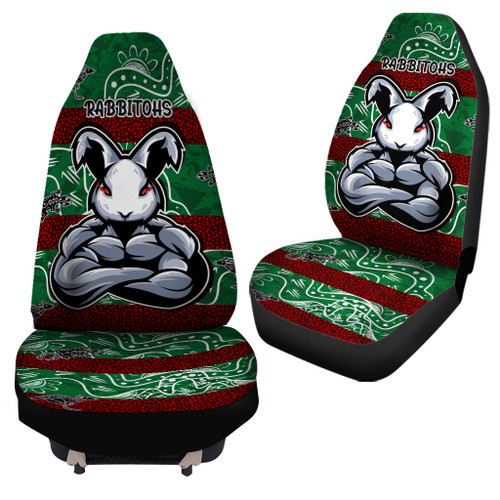 Australia Rabbitohs Car Seat Covers - Custom Indigenous Super Australia Rabbitohs Car Seat Covers Australia Rabbitohs Car Seat Covers - Custom Indigenous Super Australia Rabbitohs Car Seat Covers