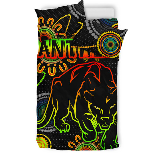 Penrith Panthers Bedding Set - Custom Indigenous Penrith Panthers Bedding Set Penrith Panthers Bedding Set - Custom Indigenous Penrith Panthers Bedding Set