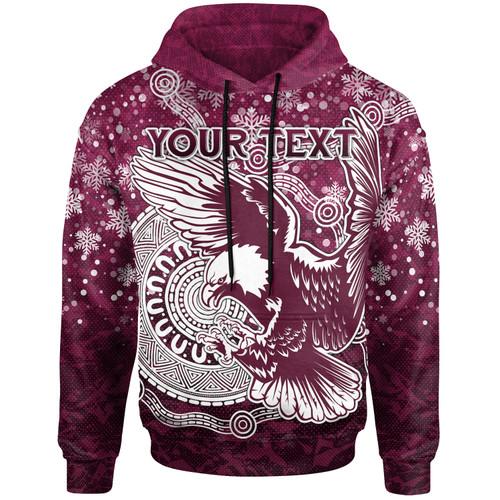 Manly Warringah Sea Eagles Christmas Hoodie - Custom Christmas Super Eagles Hoodie