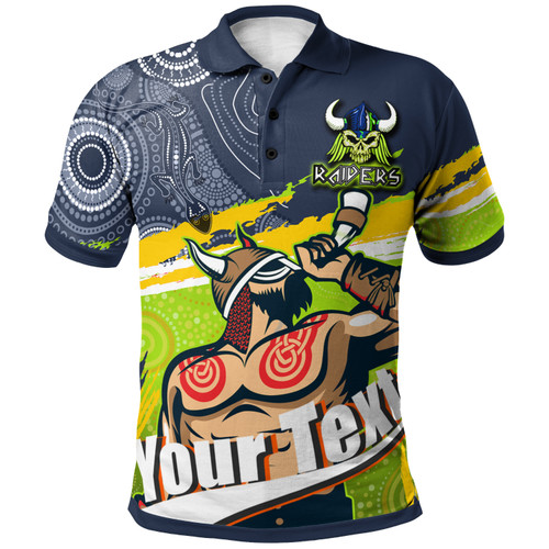 Australia Canberra Custom Polo Shirt - The Indigenous Viking Soul Australia Canberra Custom Polo Shirt - The Indigenous Viking Soul