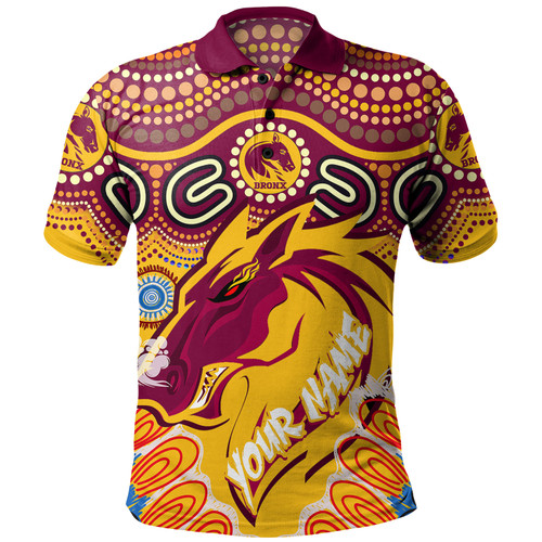 Brisbane Broncos Custom Polo Shirt - Indigenous Bronxnation Sport Polo Shirt Brisbane Broncos Custom Polo Shirt - Indigenous Bronxnation Sport Polo Shirt