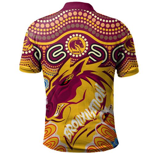 Brisbane Broncos Custom Polo Shirt - Indigenous Bronxnation Sport Polo Shirt Brisbane Broncos Custom Polo Shirt - Indigenous Bronxnation Sport Polo Shirt