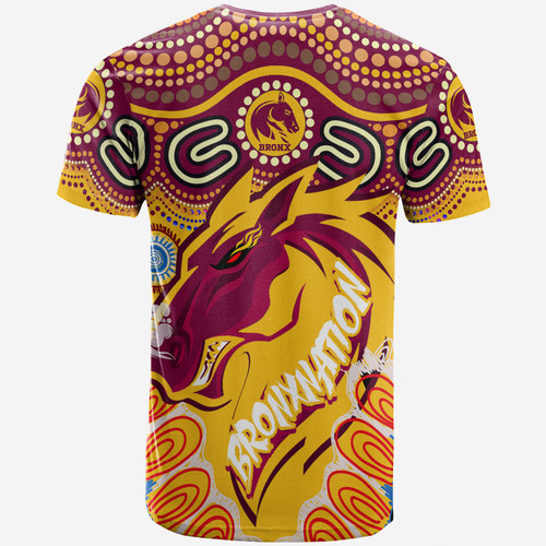 Australia Brisbane Broncos Custom T-Shirt - Indigenous Bronxnation Sport T-Shirt Australia Brisbane Broncos Custom T-Shirt - Indigenous Bronxnation Sport T-Shirt