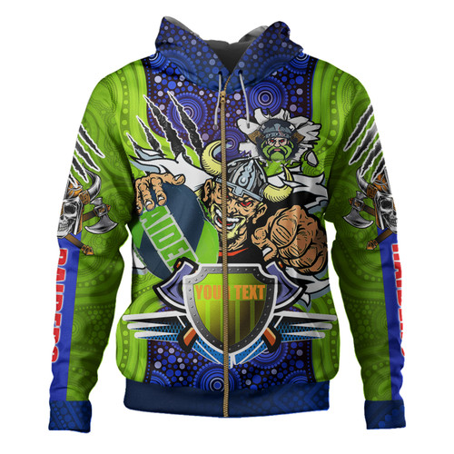 Australia Canberra Custom Hoodie - Indigenous Vikings Power Scratch Style Hoodie Australia Canberra Custom Hoodie - Indigenous Vikings Power Scratch Style Hoodie