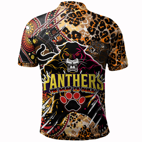 Penrith Panthers Custom Polo Shirt - Indigenous Wild Black Penrith Back To Black Scratch Style Penrith Panthers Custom Polo Shirt - Indigenous Wild Black Penrith Back To Black Scratch Style