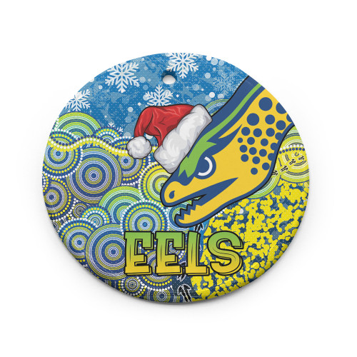 Parramatta Eels Christmas Ceramic Ornament - Christmas Indigenous Parramatta Eels Parramatta Eels Christmas Ceramic Ornament - Christmas Indigenous Parramatta Eels
