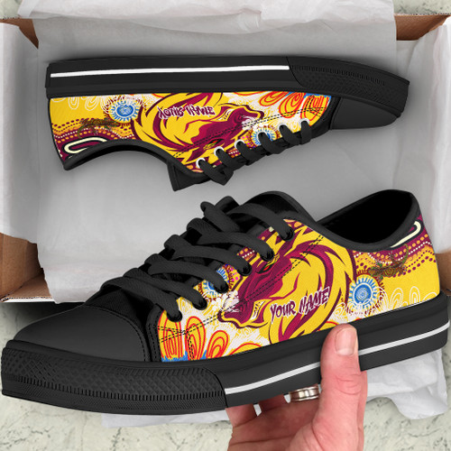 Australia Brisbane Broncos Custom Low Top Shoes - Indigenous Bronxnation Sport Low Top Shoes Australia Brisbane Broncos Custom Low Top Shoes - Indigenous Bronxnation Sport Low Top Shoes