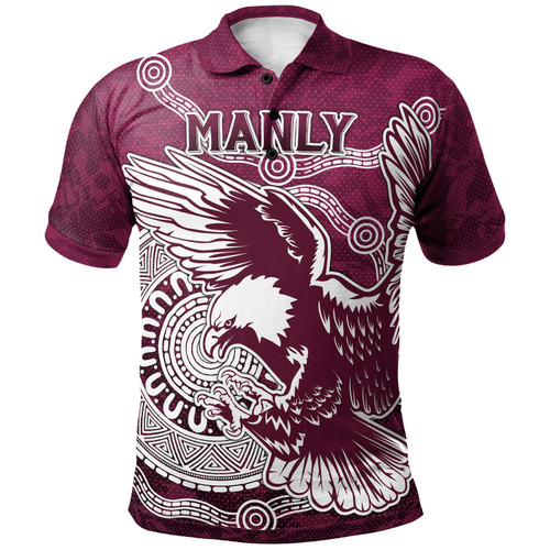 Australia Manly Polo Shirt - Custom Super Eagle Polo Shirt Australia Manly Polo Shirt - Custom Super Eagle Polo Shirt