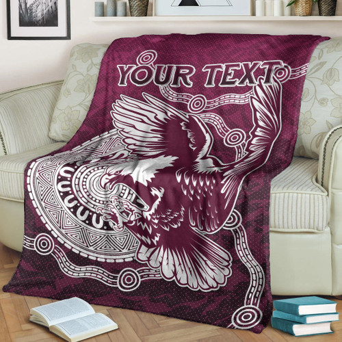 Manly Warringah Sea Eagles Blanket - Custom Super Eagles Blanket Manly Warringah Sea Eagles Blanket - Custom Super Eagles Blanket