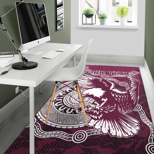 Manly Warringah Sea Eagles Area Rug - Custom Super Eagles Area Rug Manly Warringah Sea Eagles Area Rug - Custom Super Eagles Area Rug